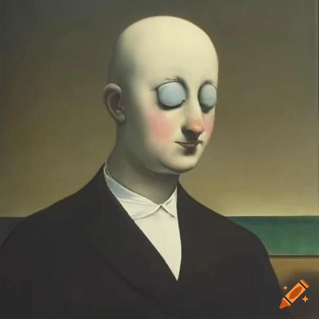 René magritte's artwork on Craiyon