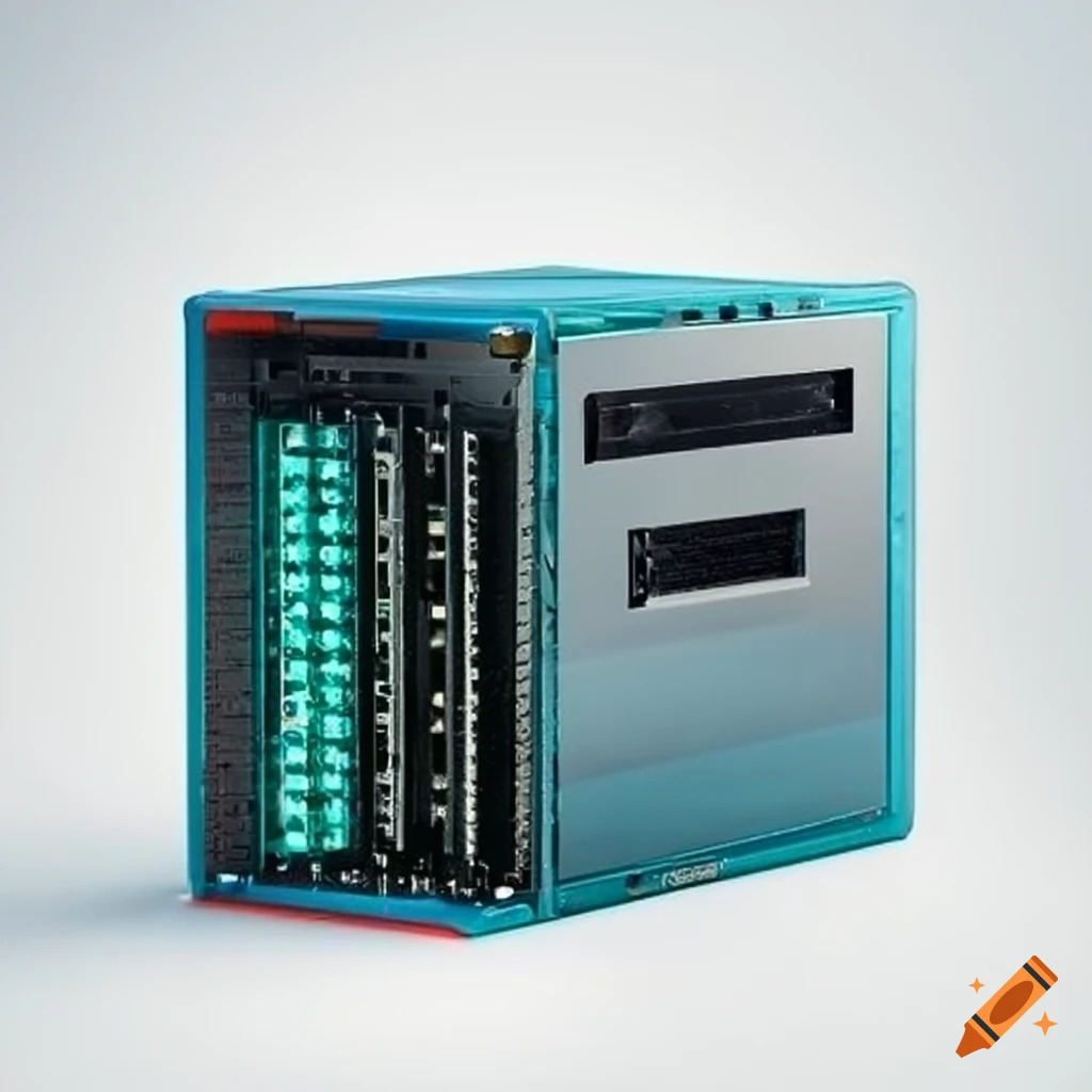 Box of computer components on Craiyon