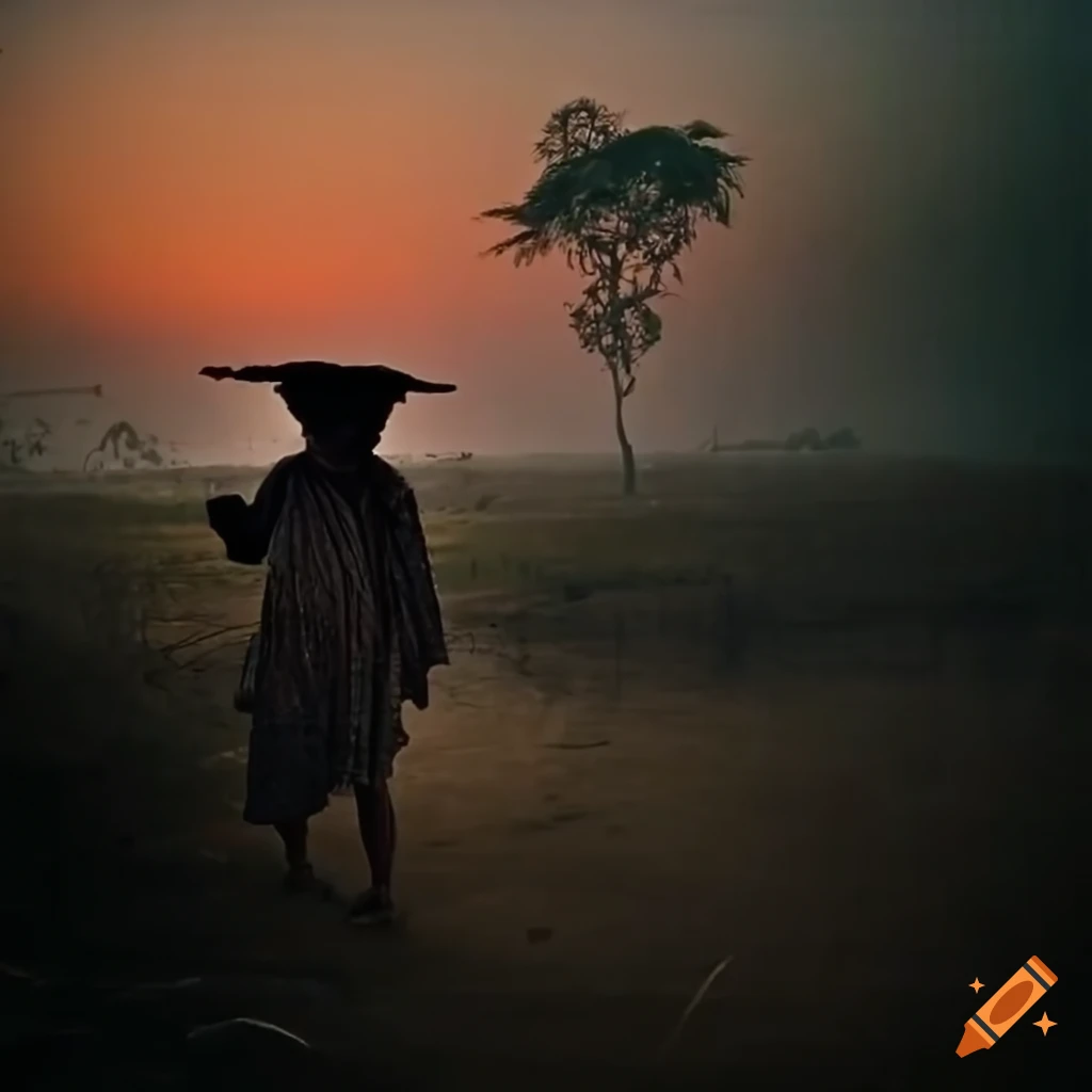 scenic view of rural landscape in Bangladesh