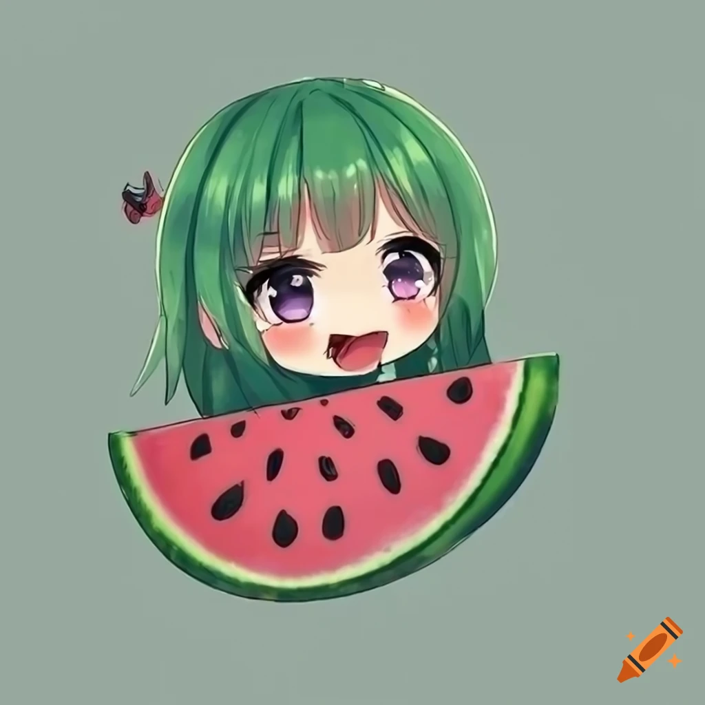 Watermelon girl by MelosArts on DeviantArt