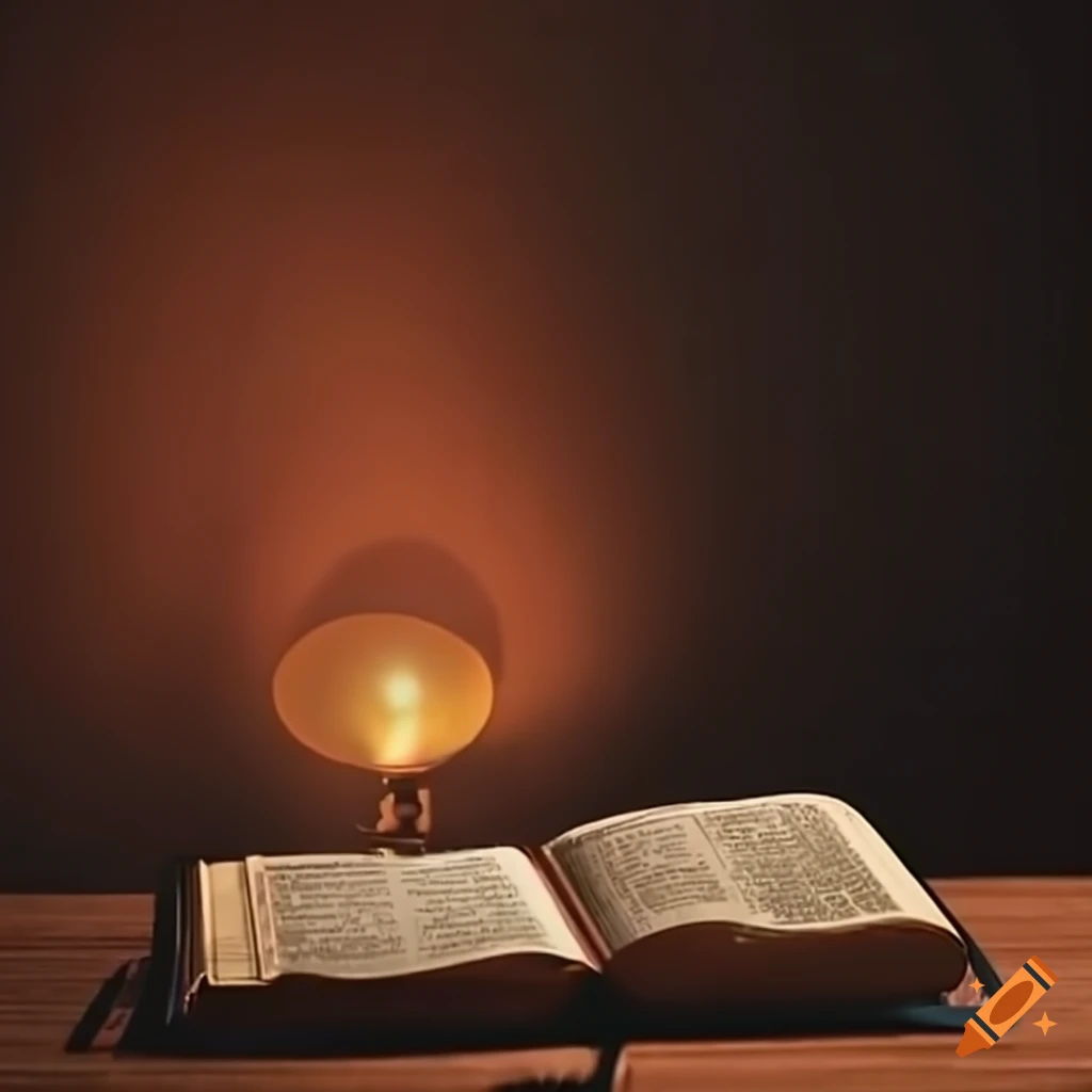cinematic-shot-of-a-bible-on-a-table-on-craiyon