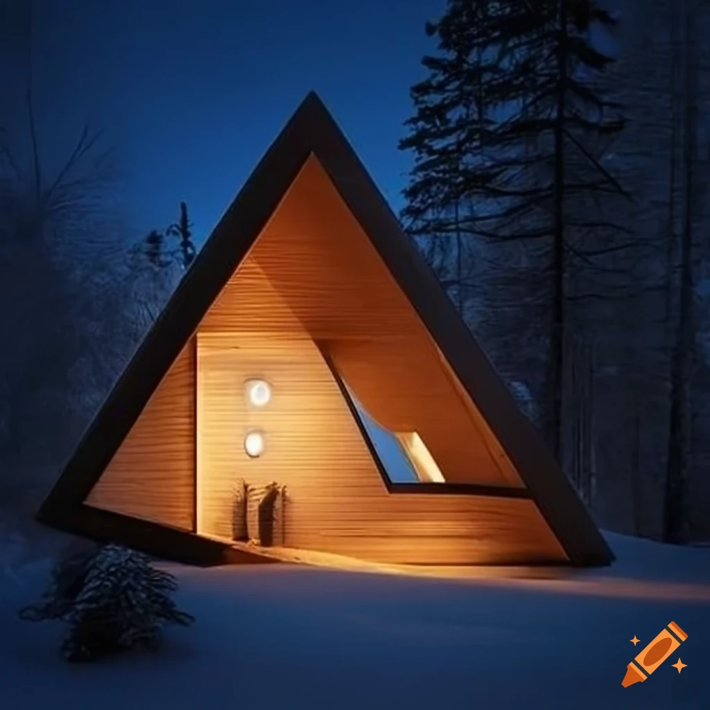 Unique And Tall Nordic Cabin Architecture On Craiyon