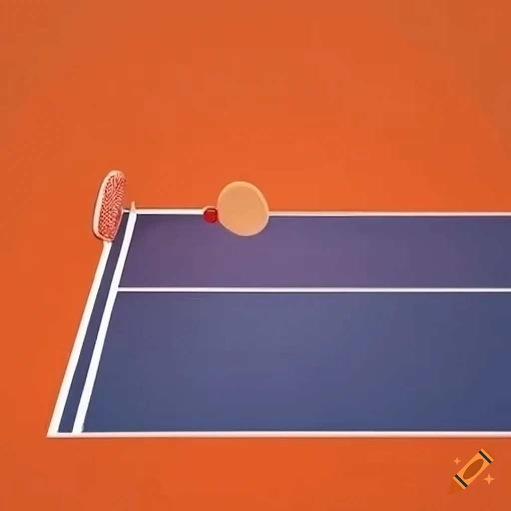 Road Tennis Court With Wooden Net