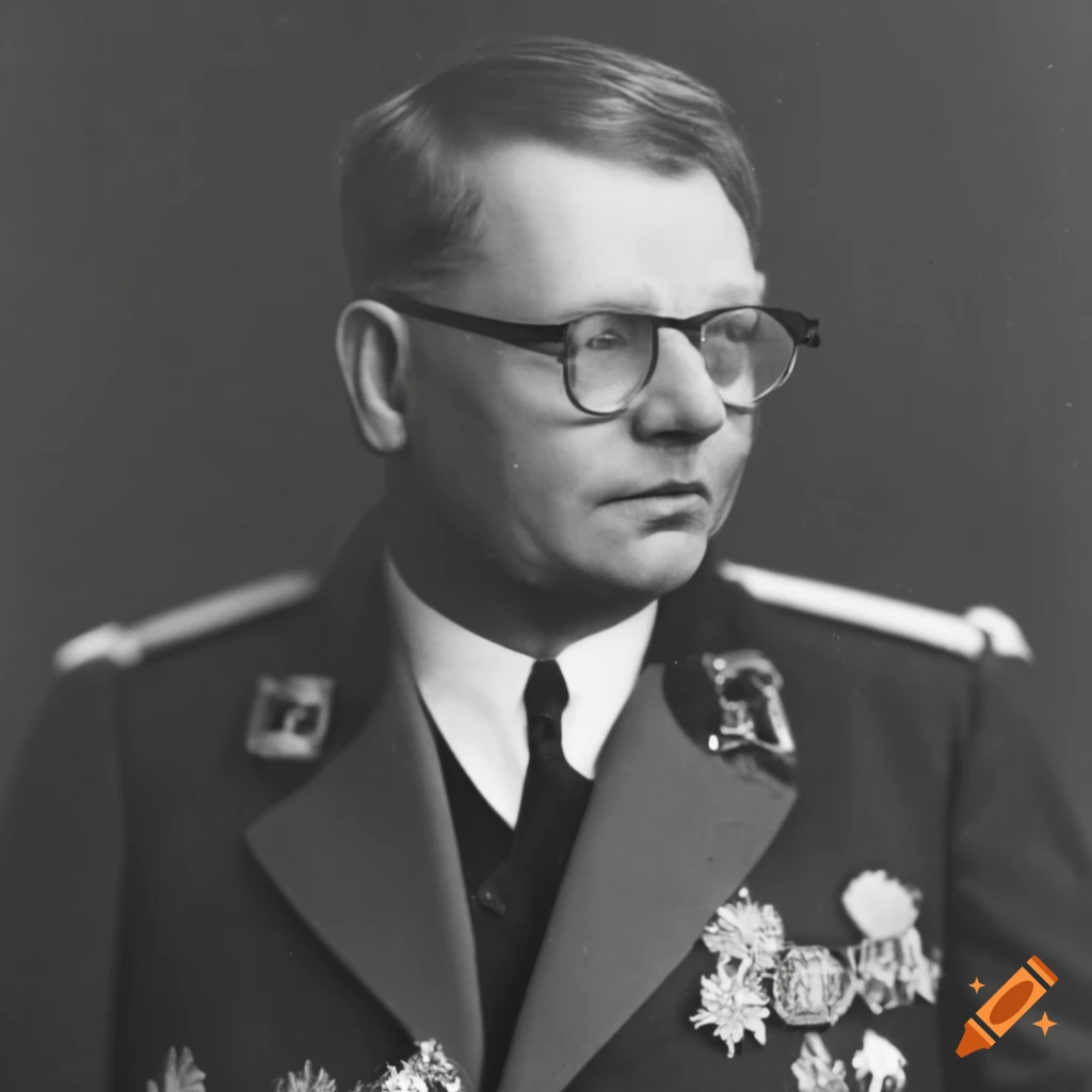 portrait of Hugo Wentz, german president in the 20th century