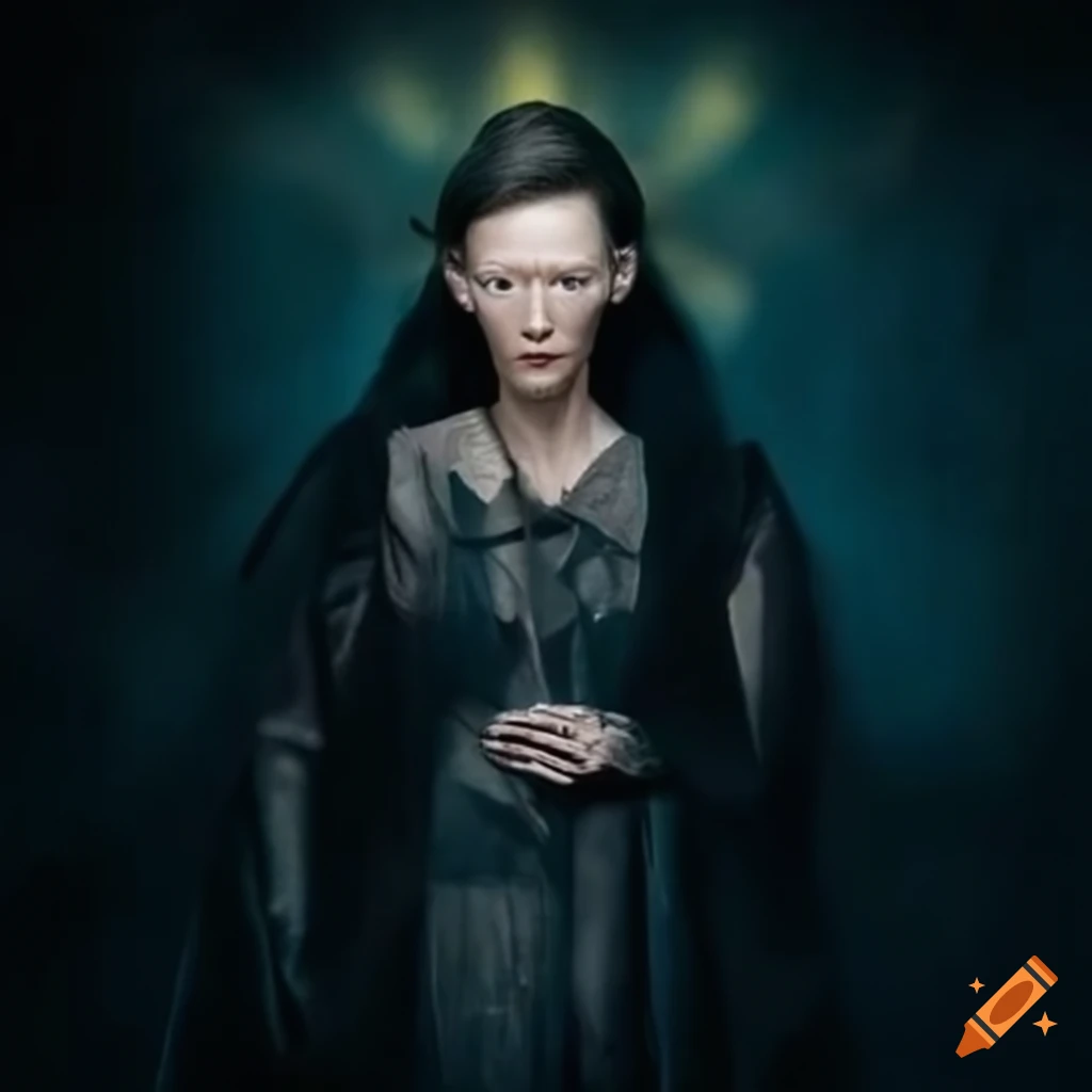 Tilda Swinton as a malevolent sorceress