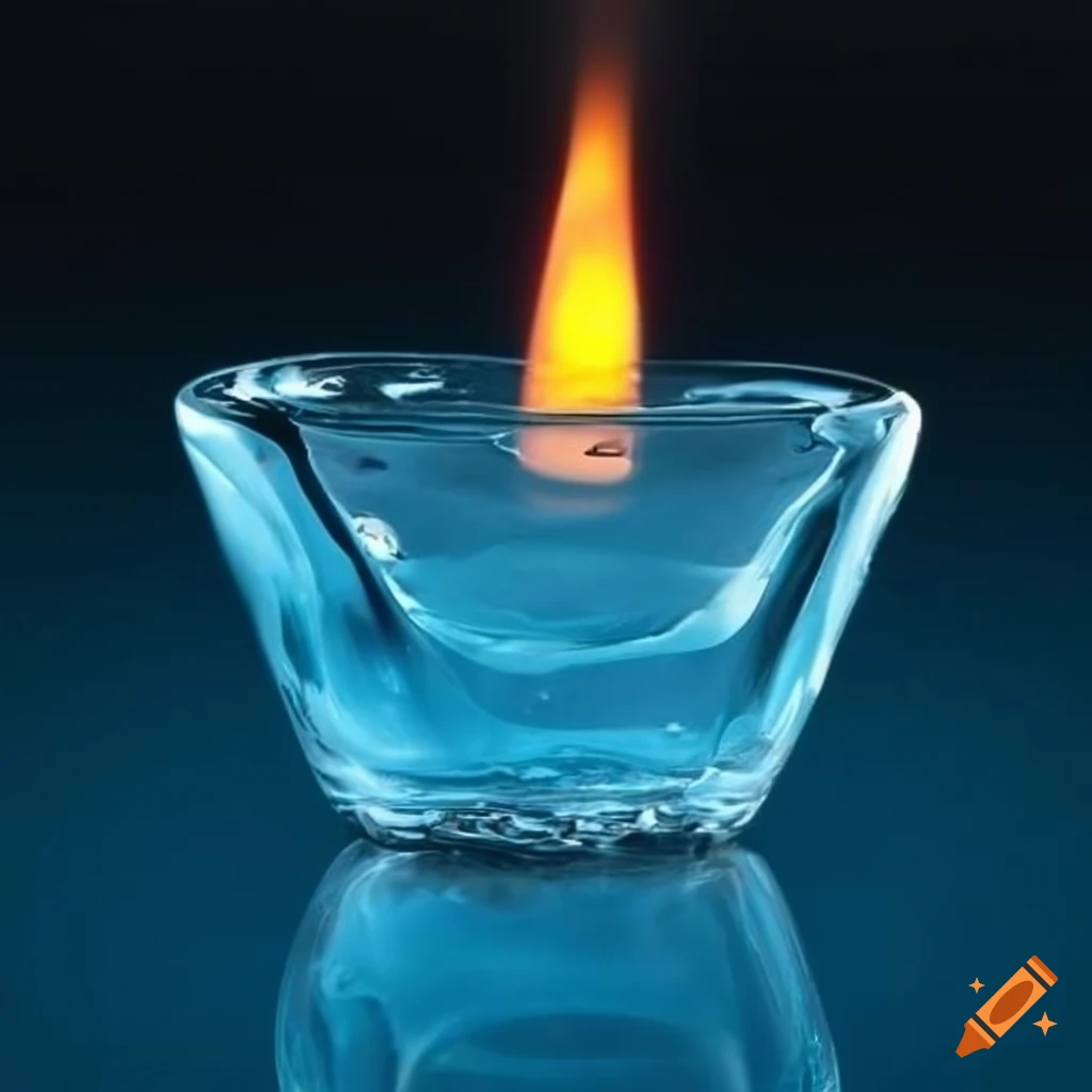 Glass with high melting point in controlled environment on Craiyon