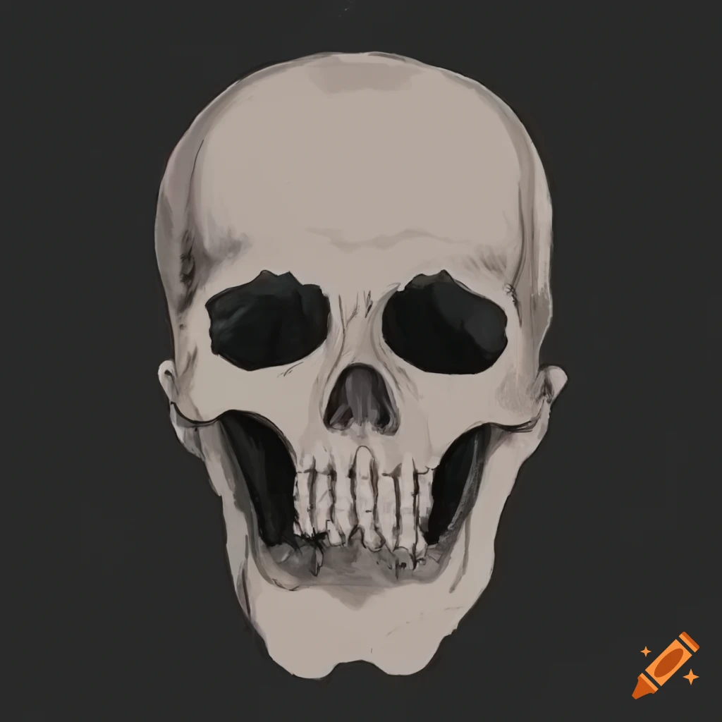 Premium Vector | Skull head side line art vintage tattoo or print design  vector illustratio
