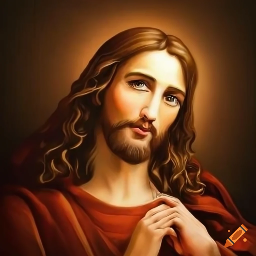 Beautiful artwork depicting jesus