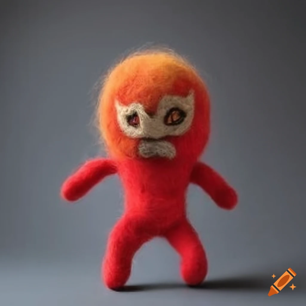 felted-wool-creature-in-woolen-clothing-on-craiyon