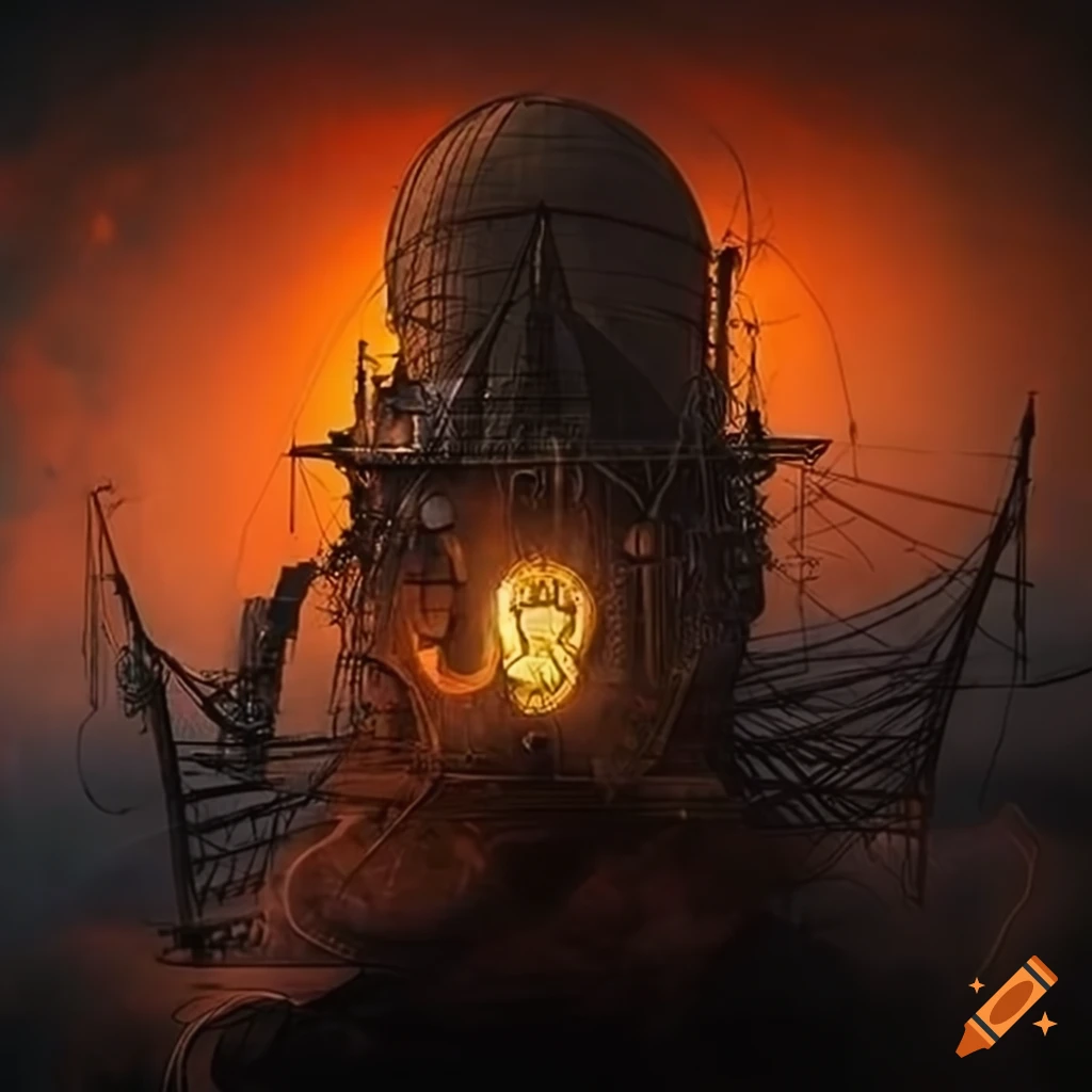 steampunk zeppelin