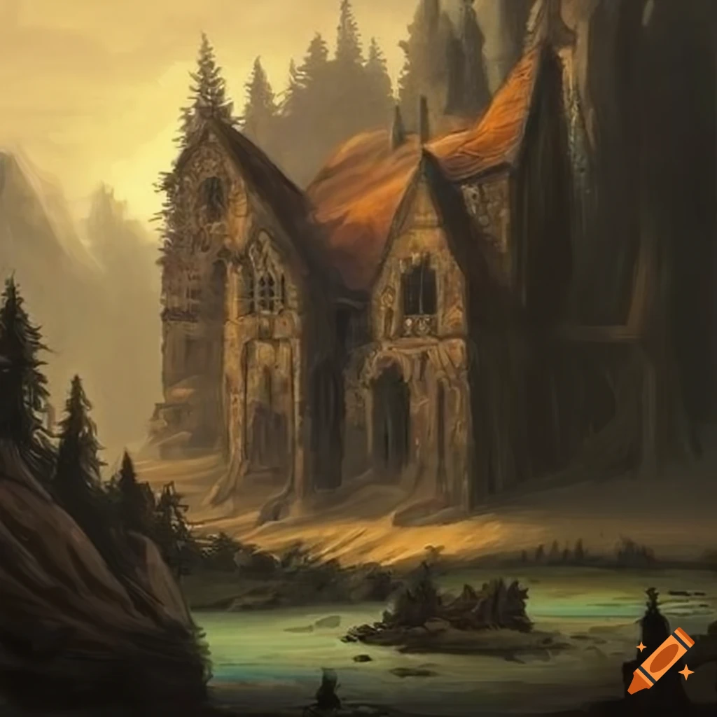 landscape painting by Justin Gerard