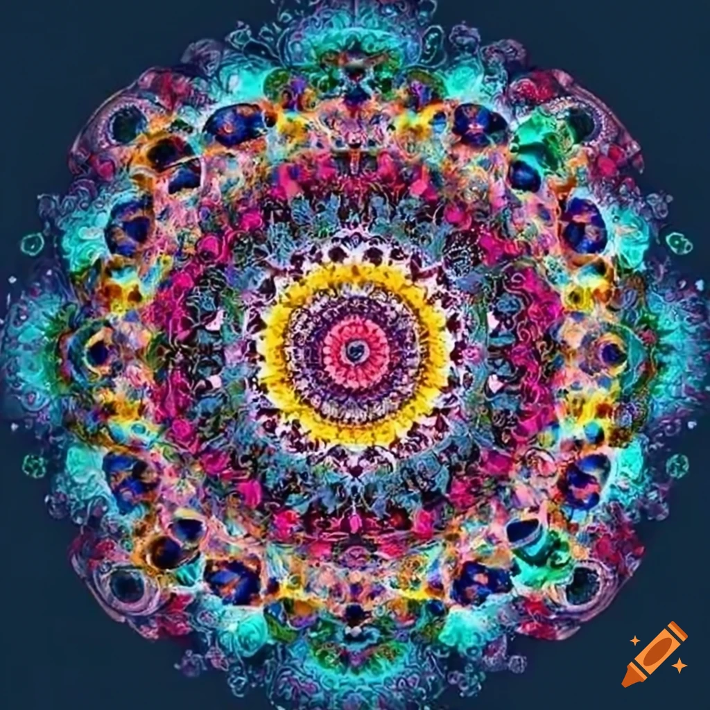 colorful mandala artwork