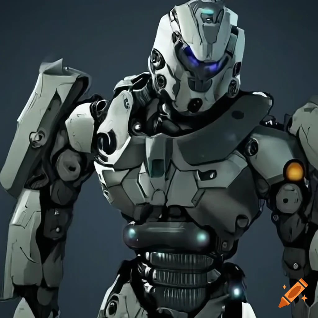 Close-up of a futuristic mech hand with streamlined, clean lines on Craiyon