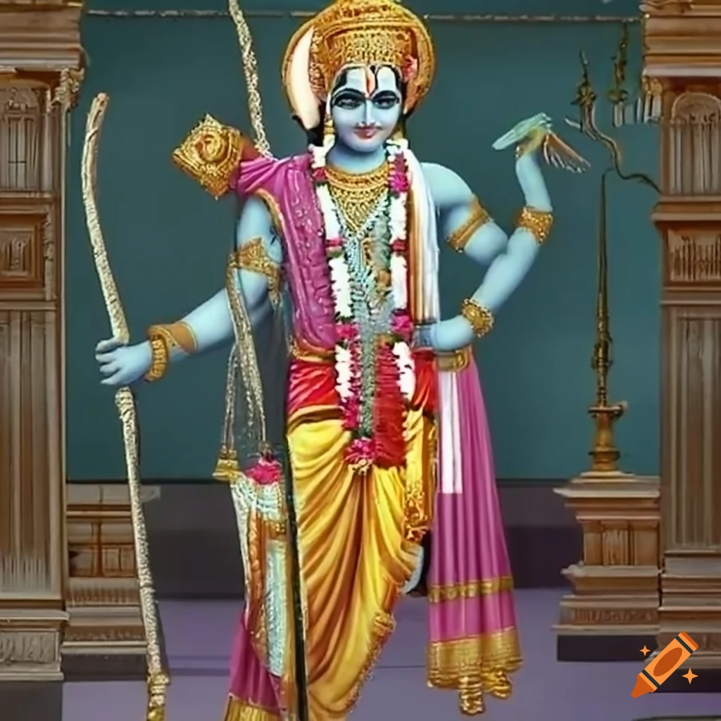 Image Of Shri Ram In A Jungle On Craiyon
