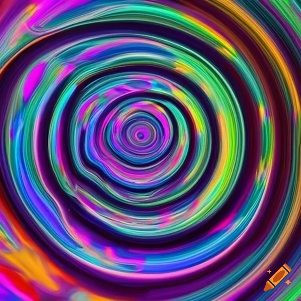colorful abstract hypnosis artwork
