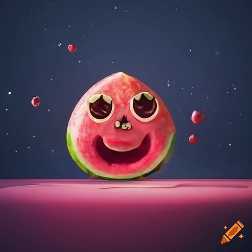 happy-fruit-characters-in-a-spaceship-in-space