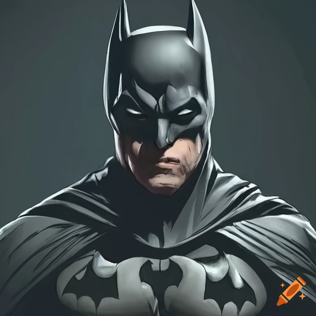 Batman iconic superhero illustration