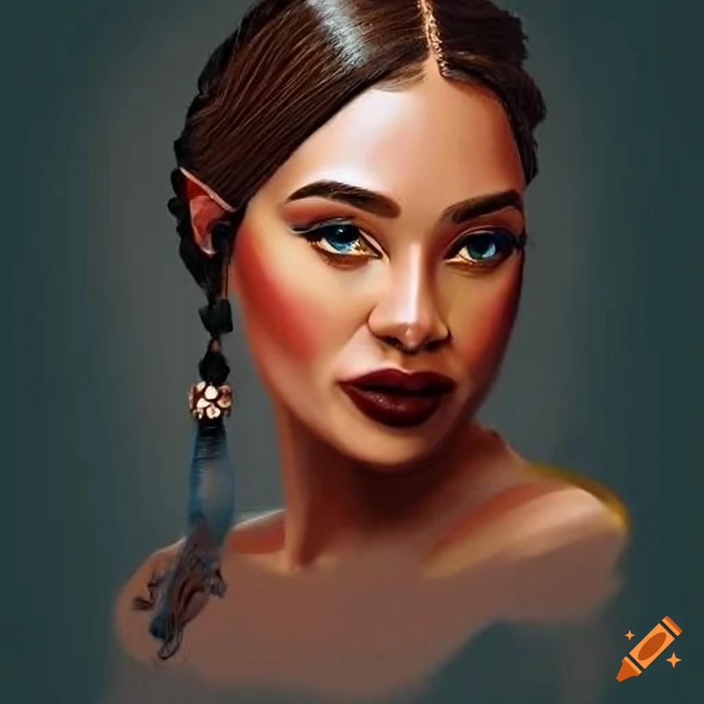 portrait of Leah Verrellia, a timeless muse of allure