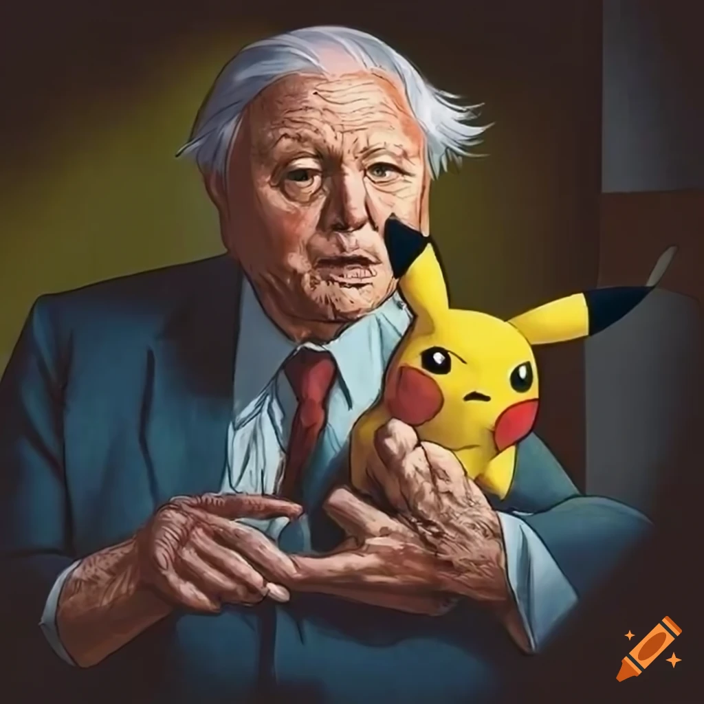 Graphic Novel Style Artwork Of David Attenborough With Pok mon On Craiyon graphic-novel-style-artwork-of-david-attenborough-with-pok-mon-on-craiyon