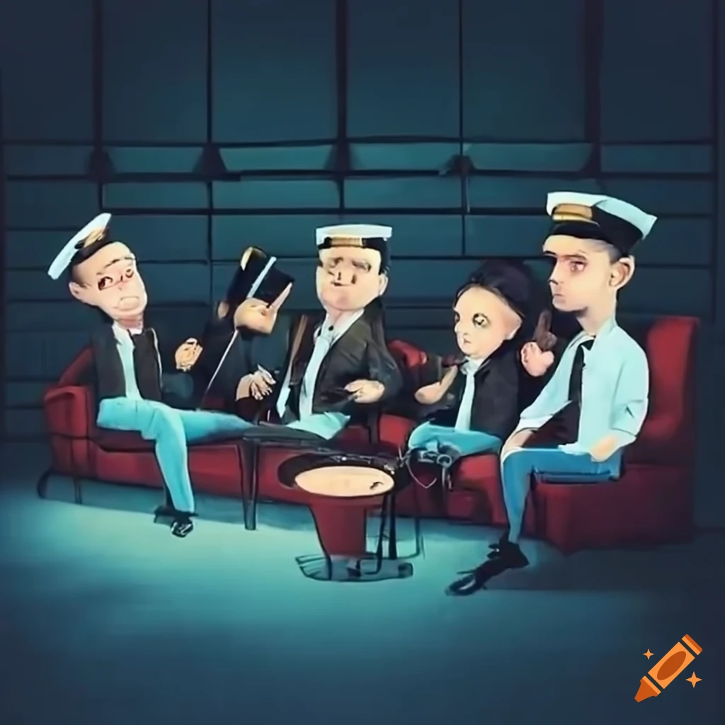 pilots relaxing in a cozy lounge