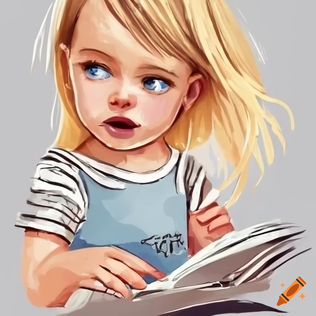 Book cover with a toddler and mom exploring old technology on Craiyon