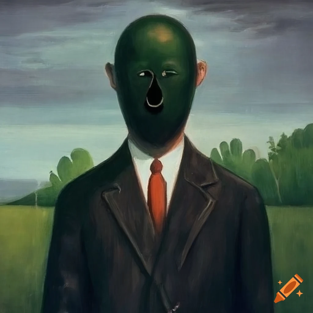 Surrealist artwork by rené magritte