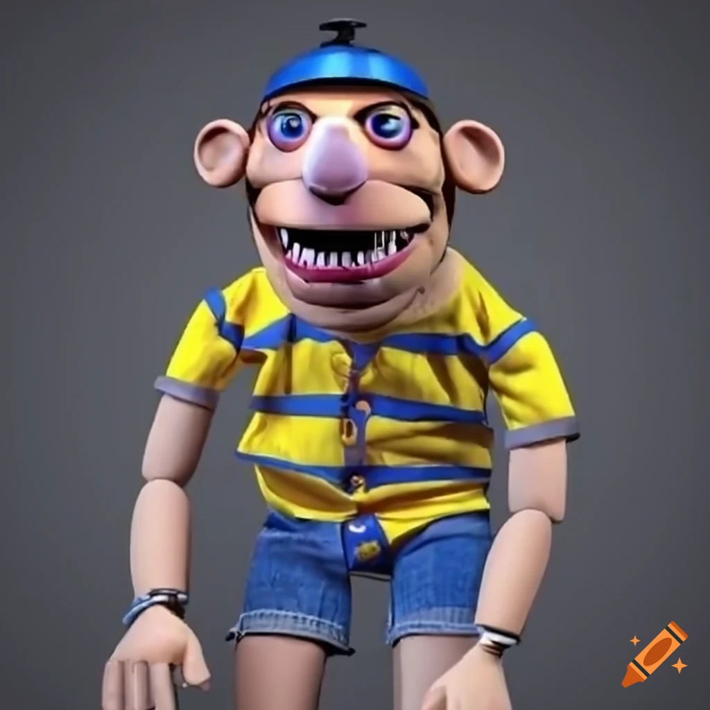 Cartoon characters jeffy and freddy fazbear on Craiyon