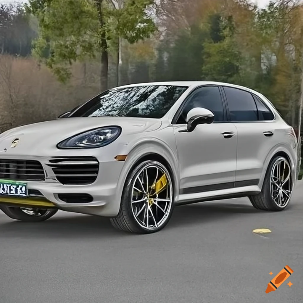 Porsche cayenne 958.2 with sport body kit and sport design wheels on ...
