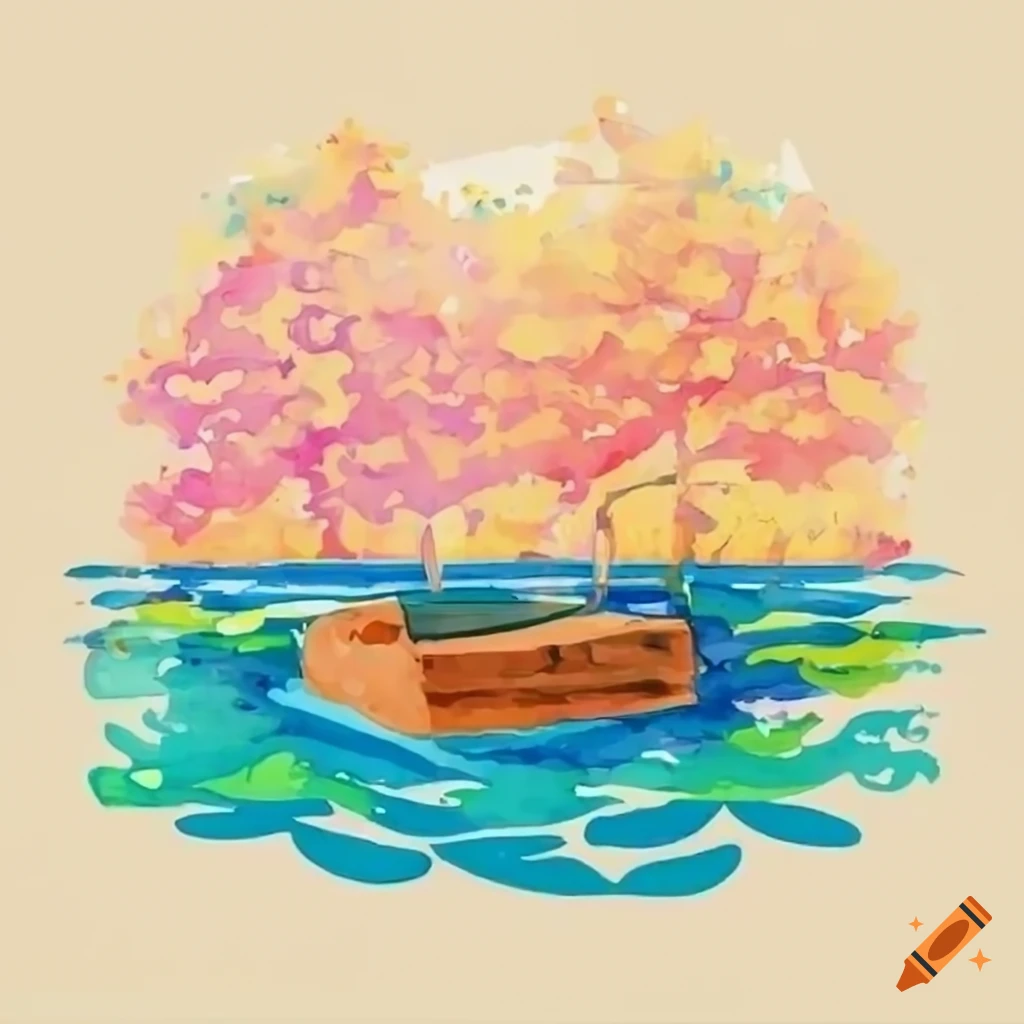 vibrant-logo-style-design-with-a-raft-and-leaves-on-craiyon