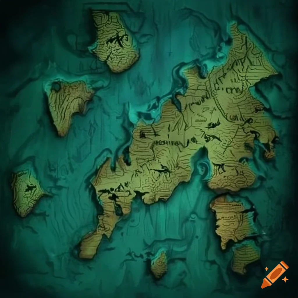 map-of-deep-woods-area-on-craiyon