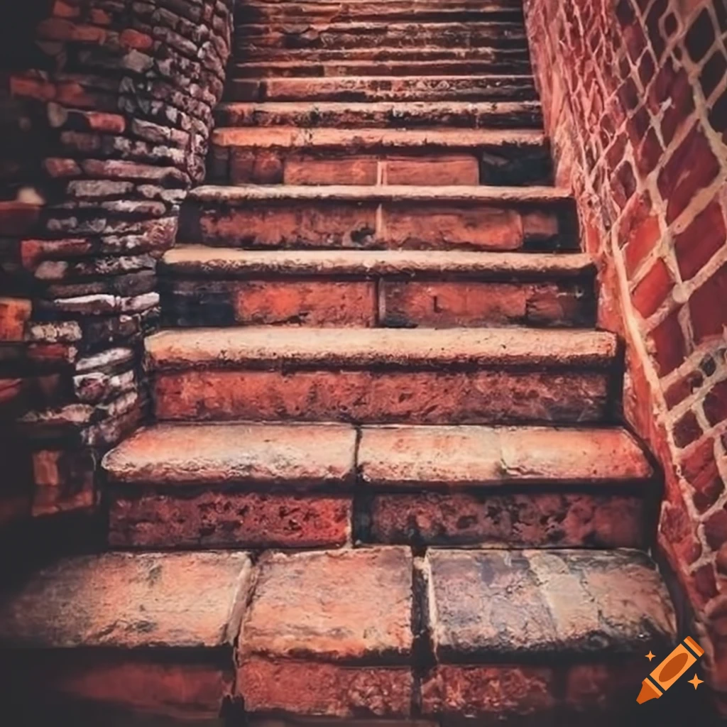 stairs made of bricks