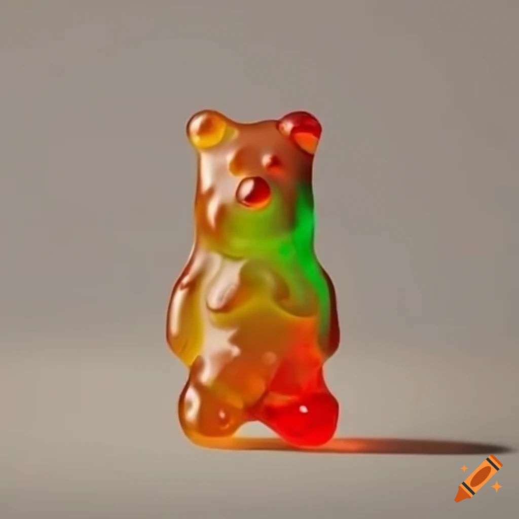Gummy bear eating other gummy bears on Craiyon