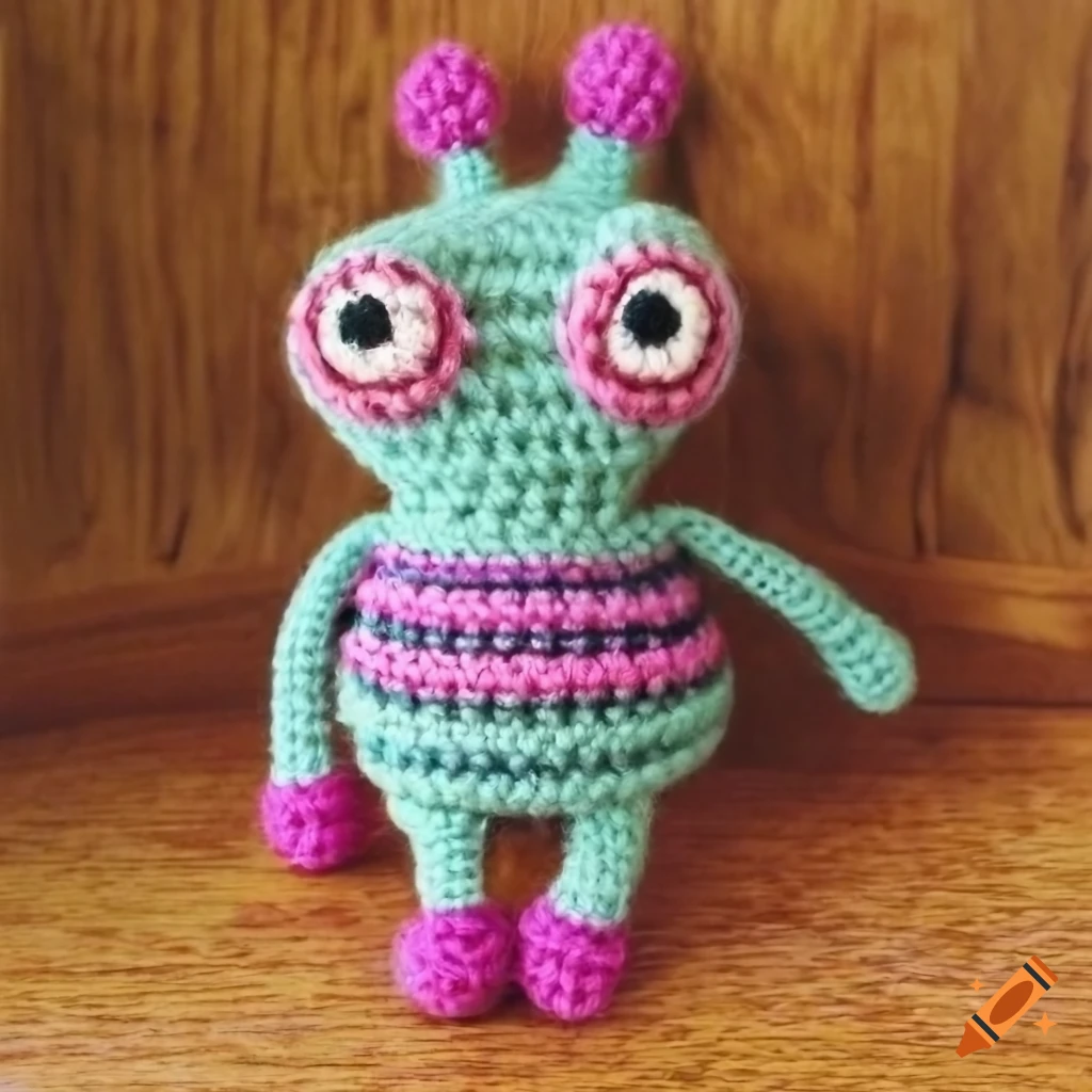 amigurumi doll with unique design