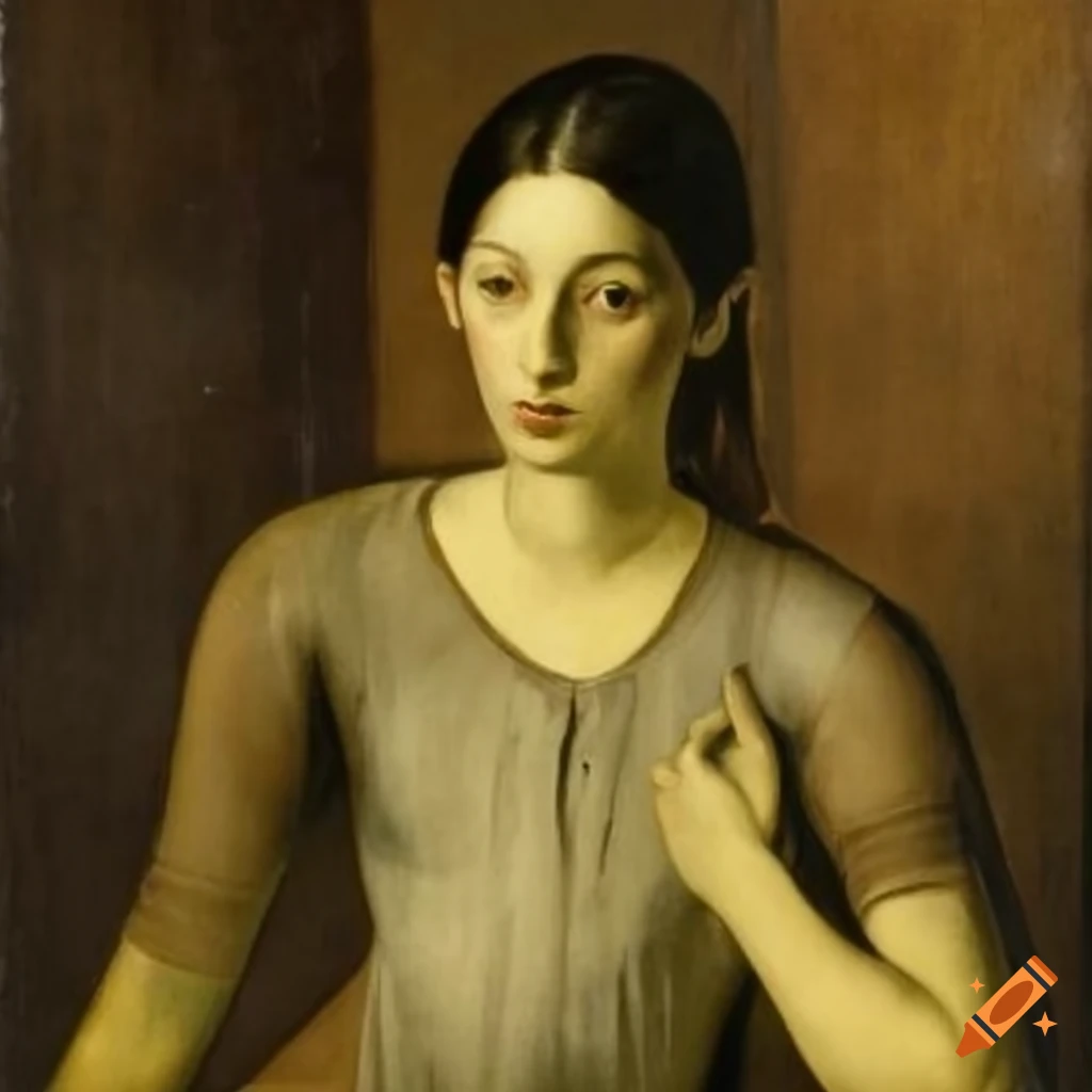 Portrait painting by balthus