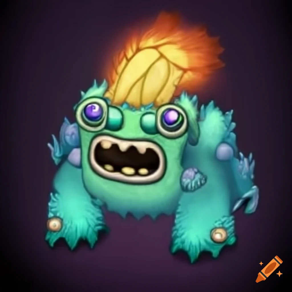 Adorable Singing Monster From My Singing Monsters Game On Craiyon