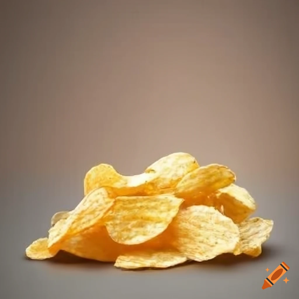 pile of salted potato chips