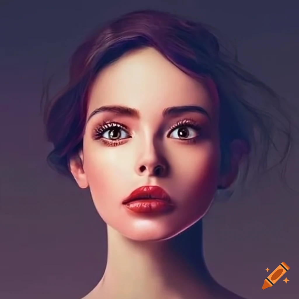 portrait-of-an-intelligent-woman-on-craiyon