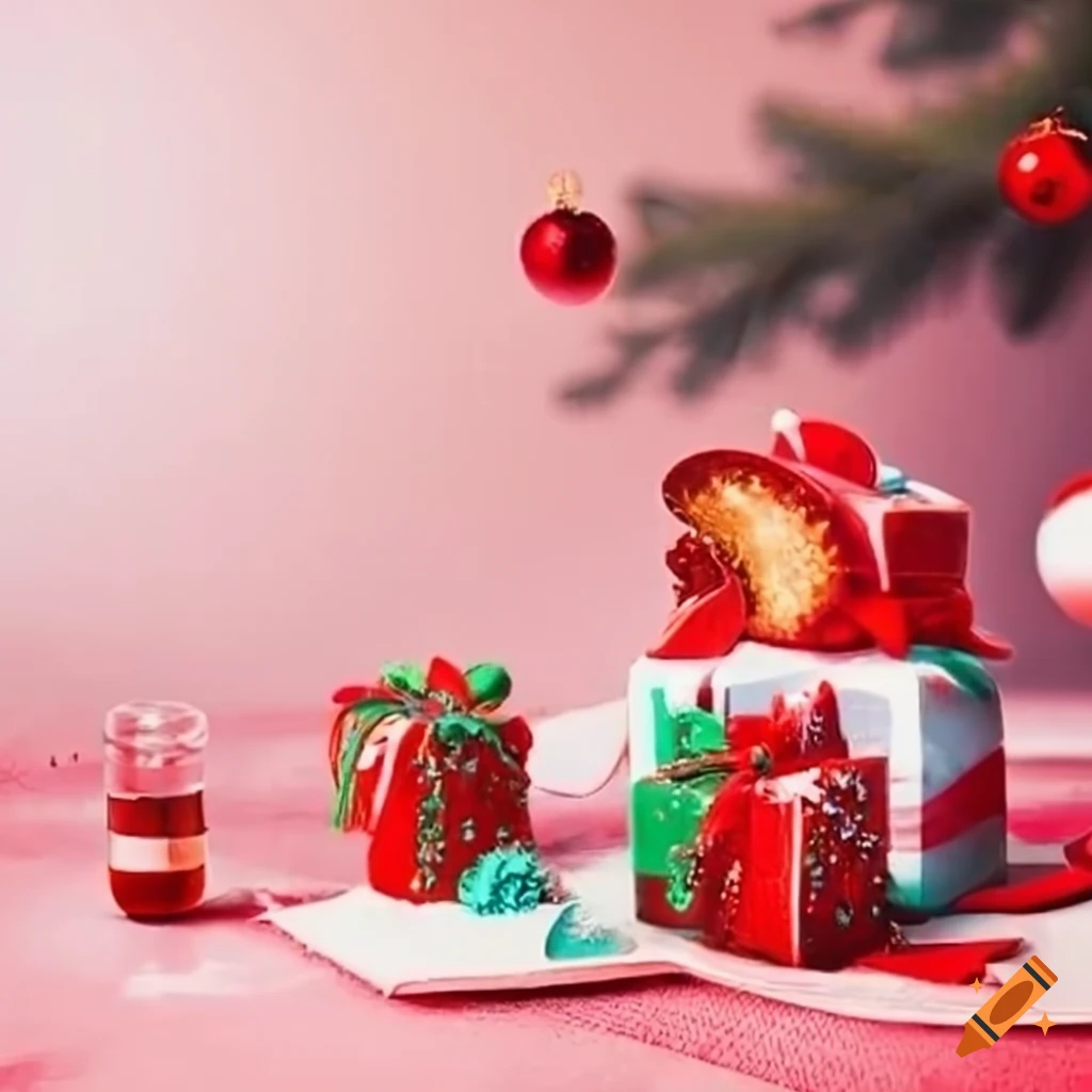 Christmas background for products