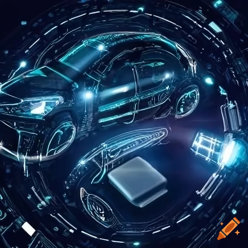 Ai powered vehicle design website with detailed engineering on craiyon