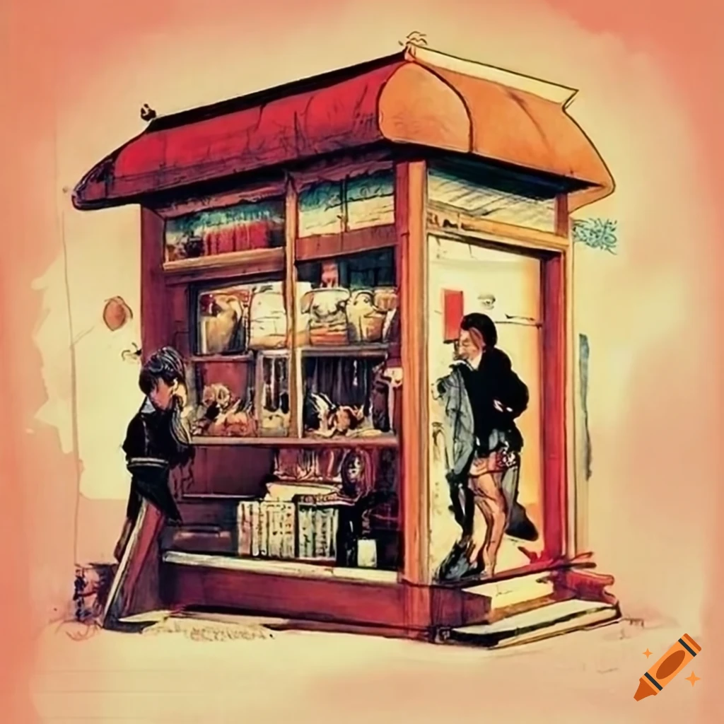 Norman Rockwell's depiction of a business storefront