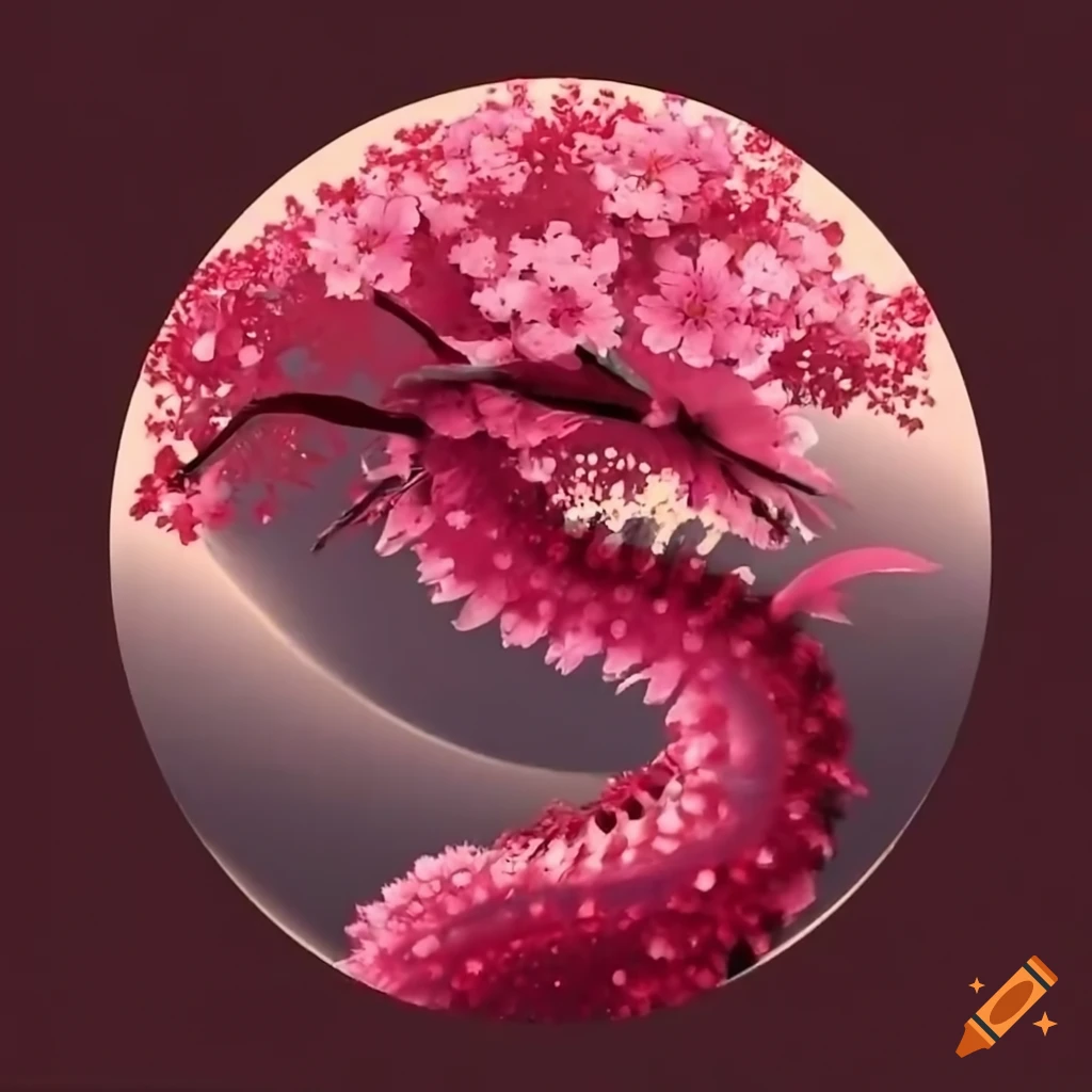 Blossoming Porcelain Sketchbook Sakura Collection Dragon -  in 2023