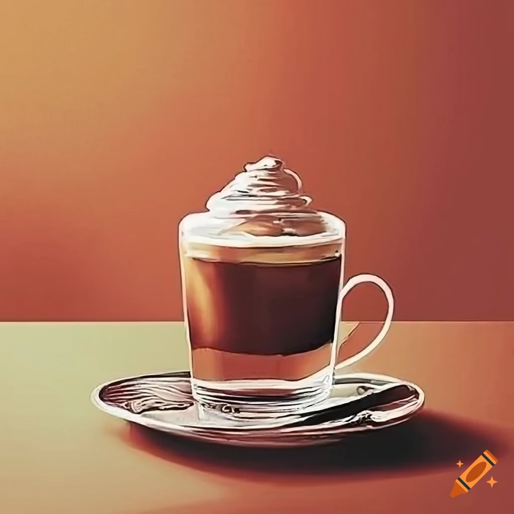 Wall art of a cafe scene on Craiyon