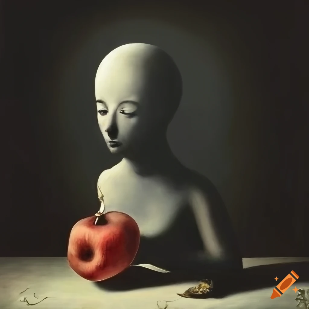 Surrealist artwork inspired by rené magritte on Craiyon