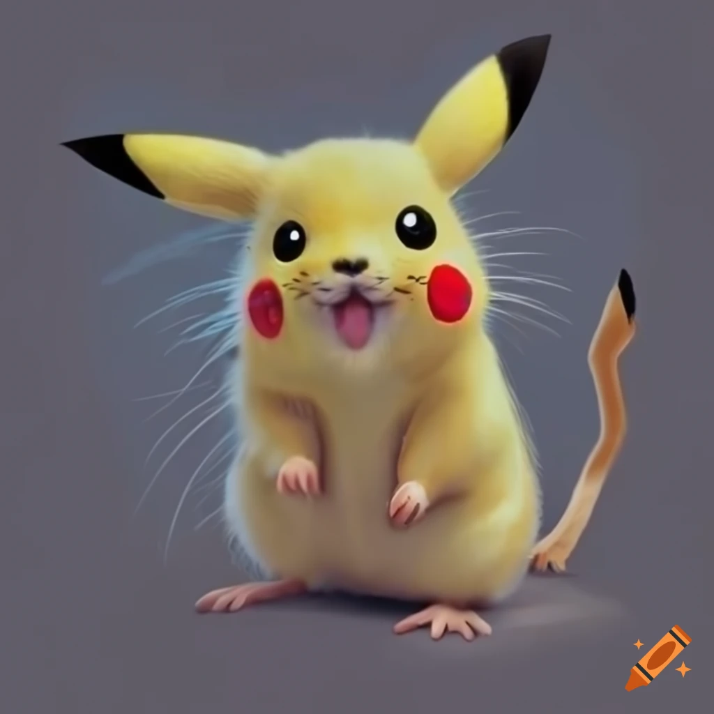 photorealistic Pikachu