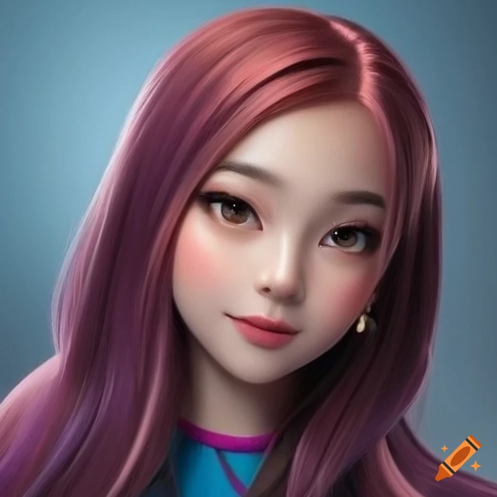 Realistic portrait of mabel pines from a popular show