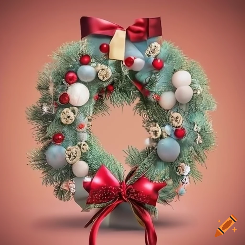 Christmas wreath with personalized name liliana on Craiyon