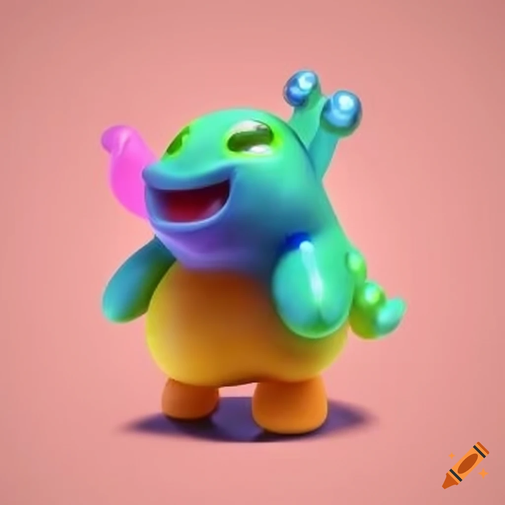 Jellylike neopet creature on Craiyon