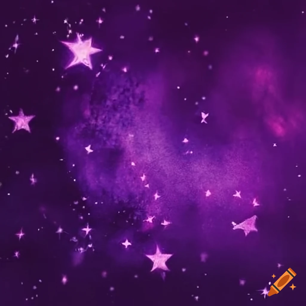 Purple velvet with star design on Craiyon