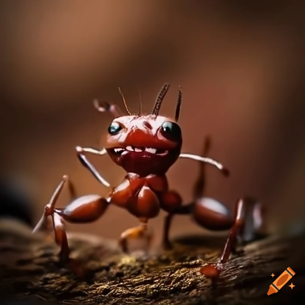 Image of angry ants on Craiyon