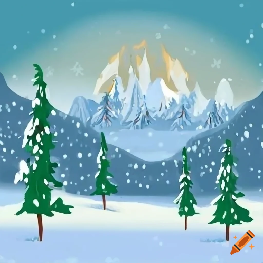 Winter Landscape Of Mt Crumpit From The Grinch On Craiyon Qb3cg7CLSxer1PuBzoZLSg.webp